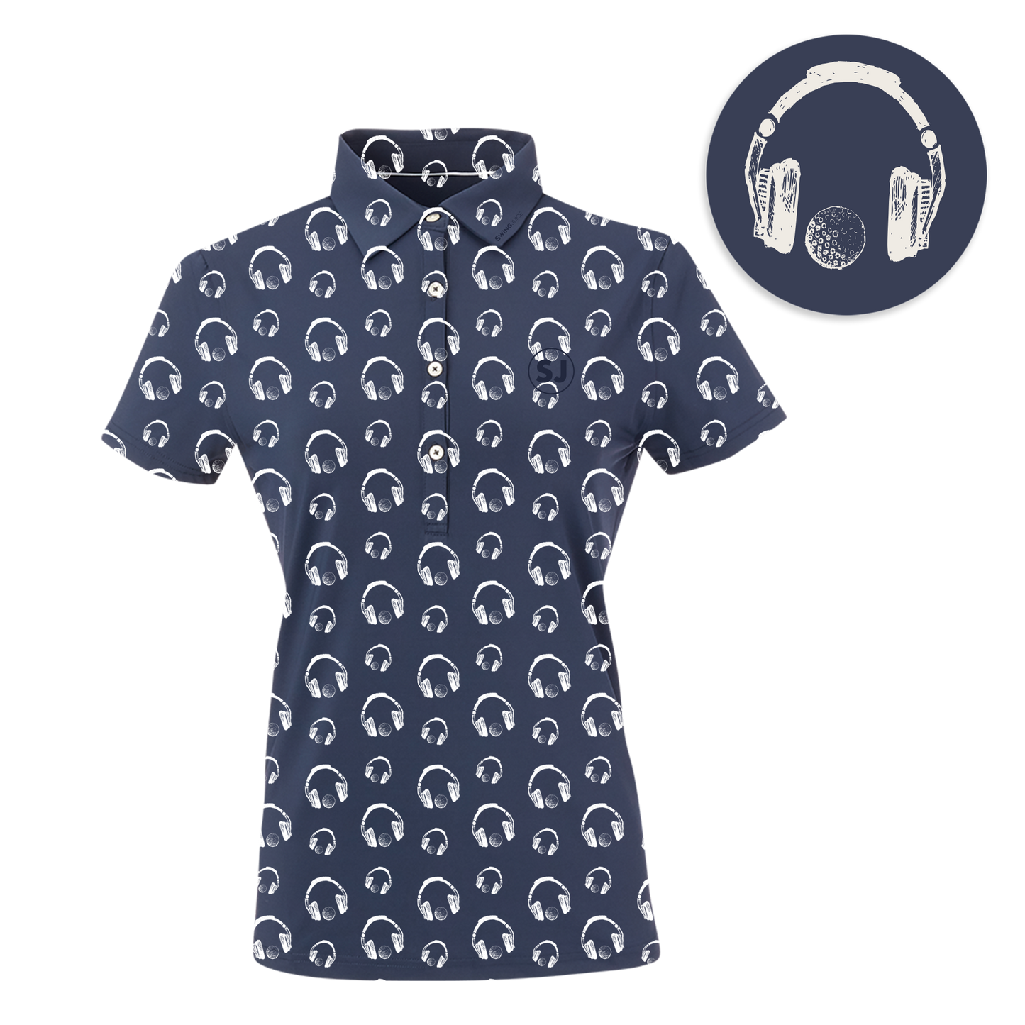 Golf & Hip Hop Women's Polo - The Golf Guys Online