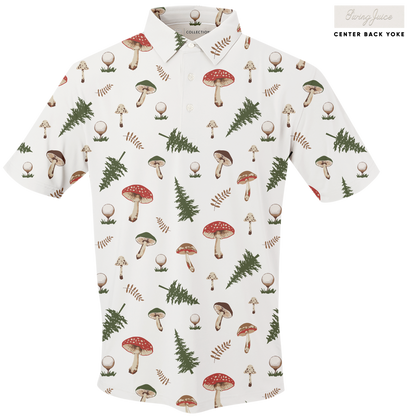 Golf Mushrooms Men's Polo - The Golf Guys Online