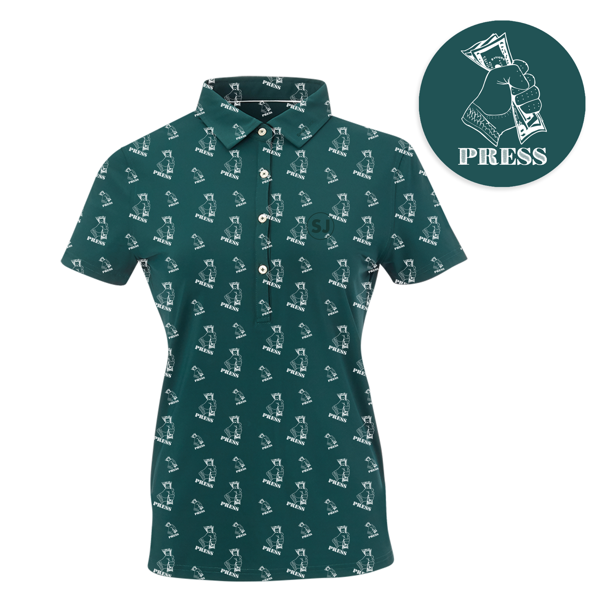 Golf Press Women's Polo - The Golf Guys Online