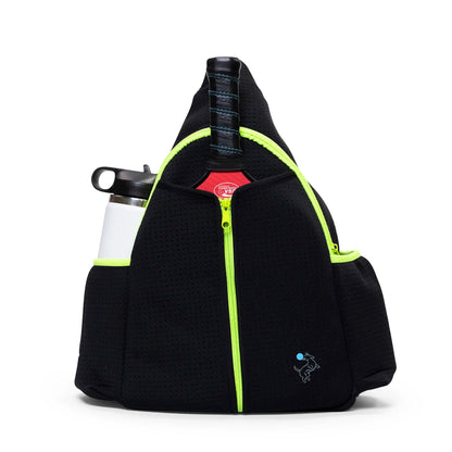 Pickleball Sling Bag - Black - The Golf Guys Online