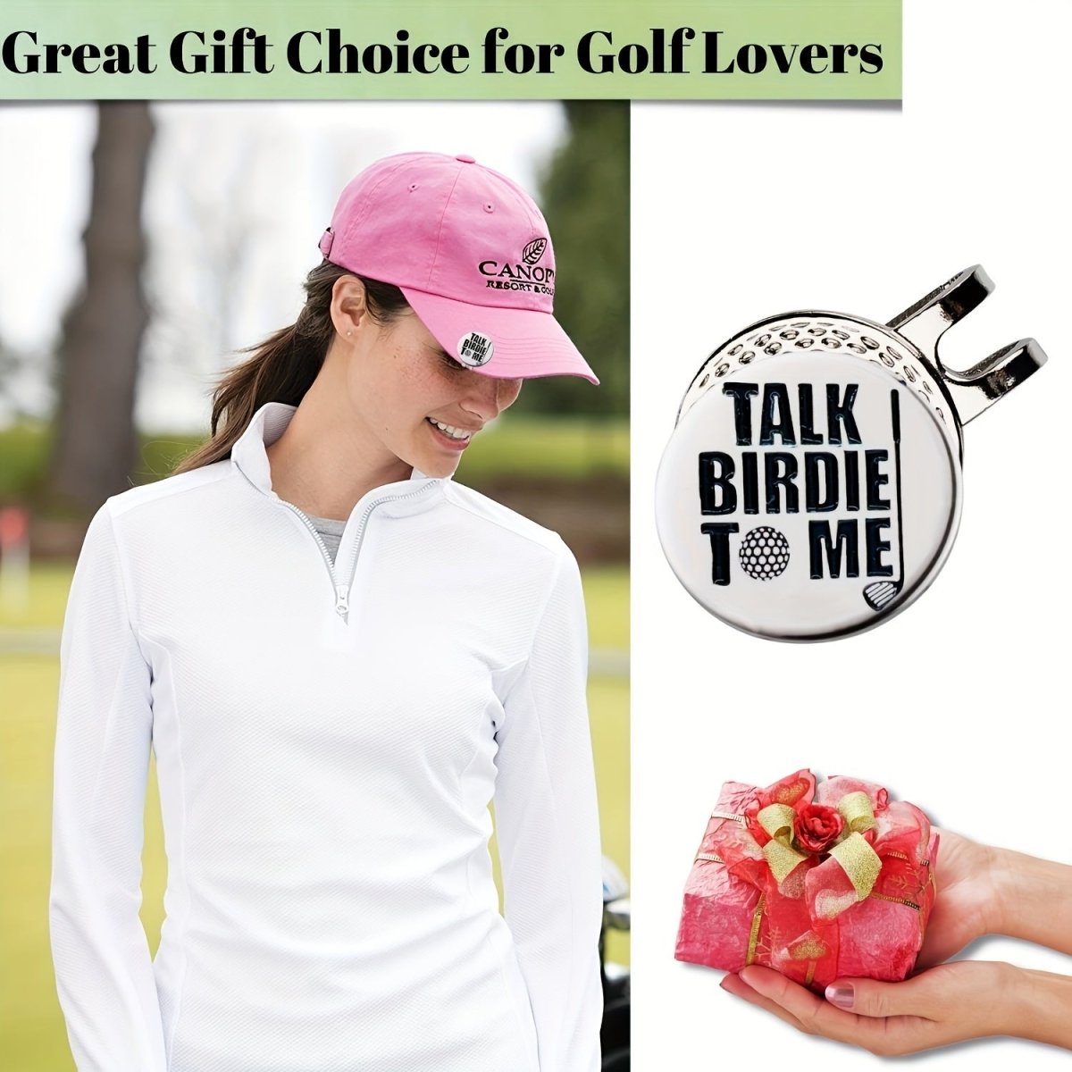 "Talk Birdie To Me" Golf Ball Marker