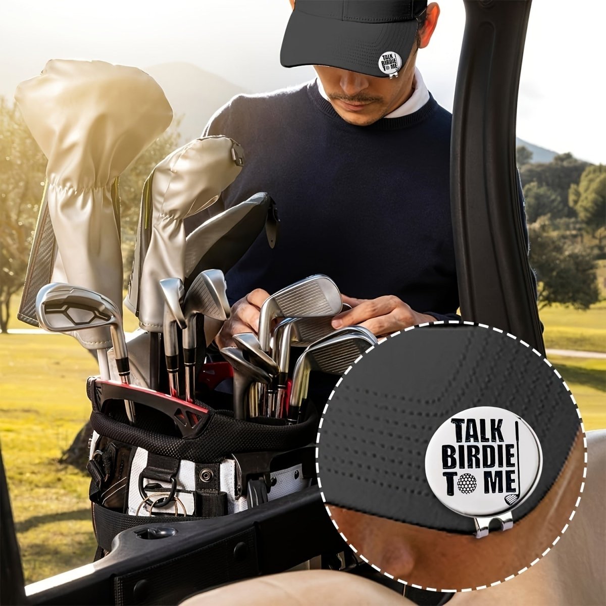 "Talk Birdie To Me" Golf Ball Marker