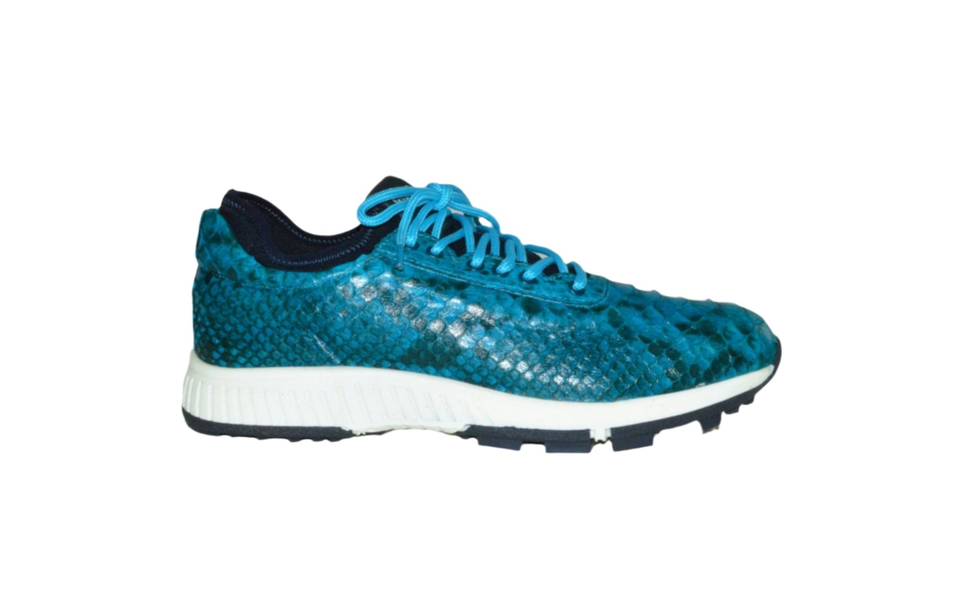 W&H Viper - Python Men's Golf Shoes in Teal