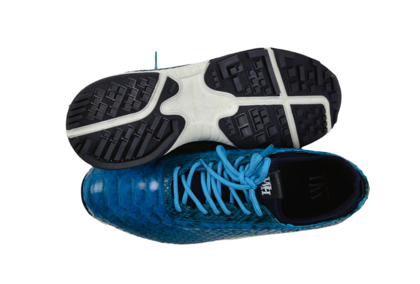 W&H Viper - Python Men's Golf Shoes in Teal