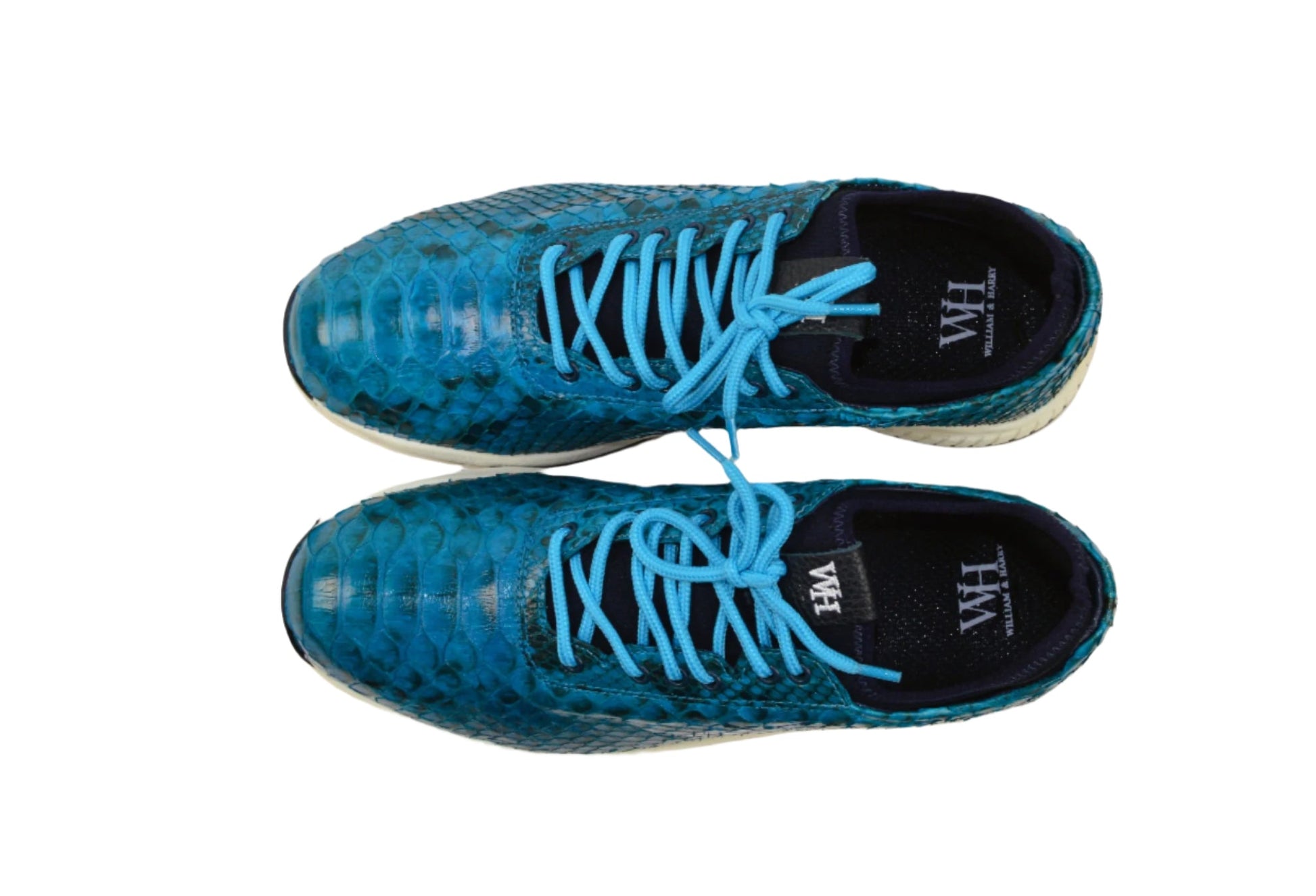 W&H Viper - Python Men's Golf Shoes in Teal