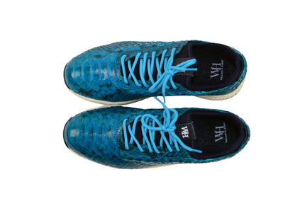 W&H Viper - Python Men's Golf Shoes in Teal