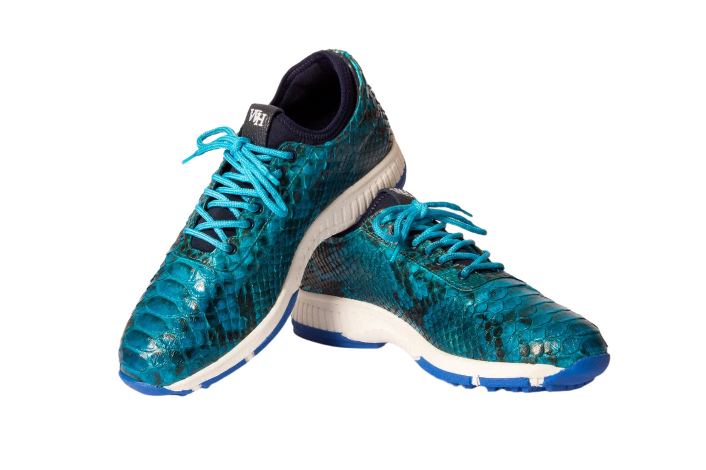 W&H Viper - Python Men's Golf Shoes in Teal