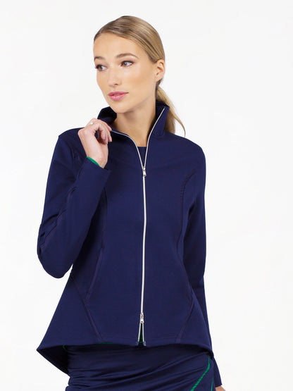 Harlow Knit Jacket - Ink - The Golf Guys Online