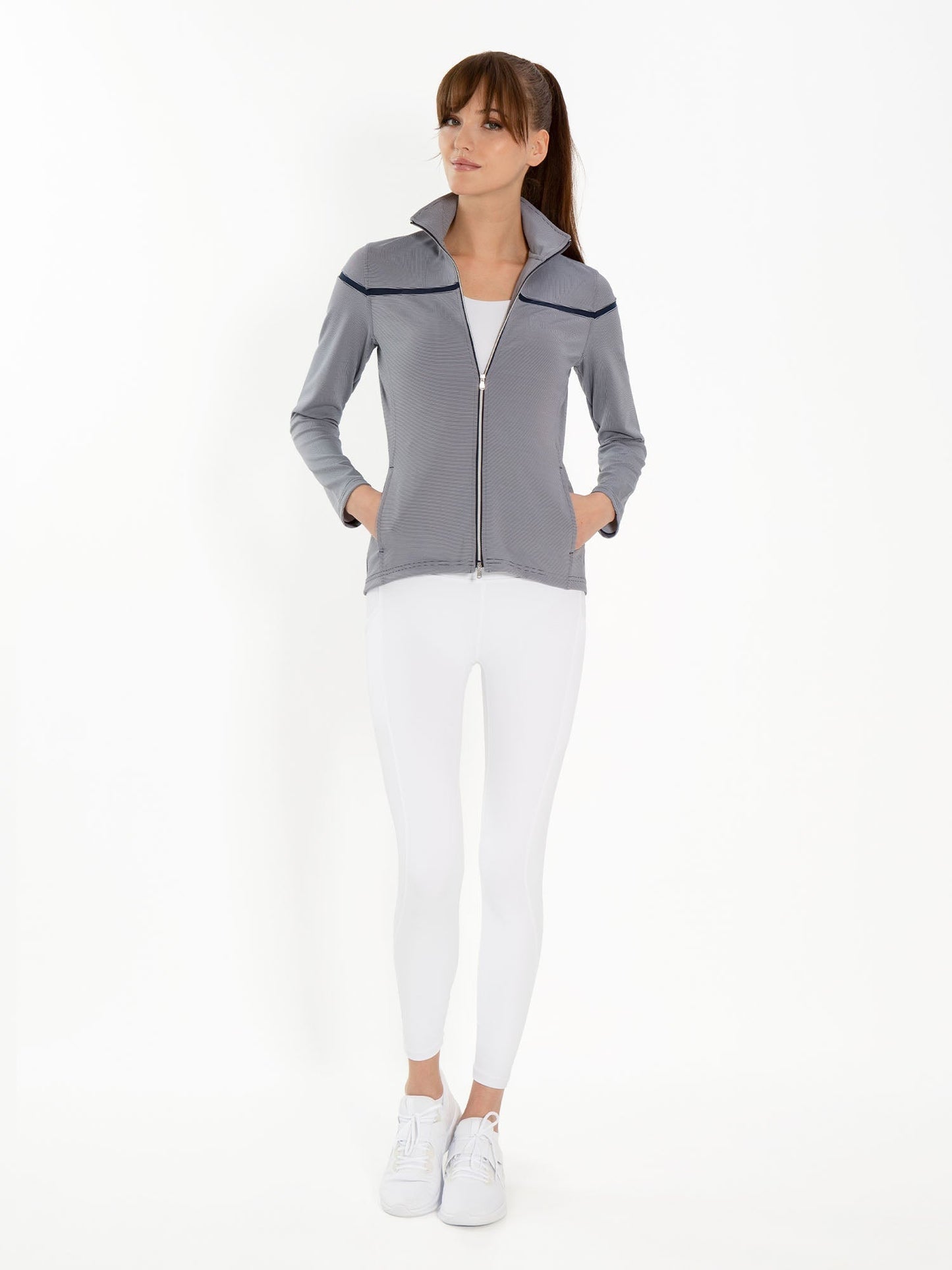 Riley Jacket - Midnight Stripes - The Golf Guys Online