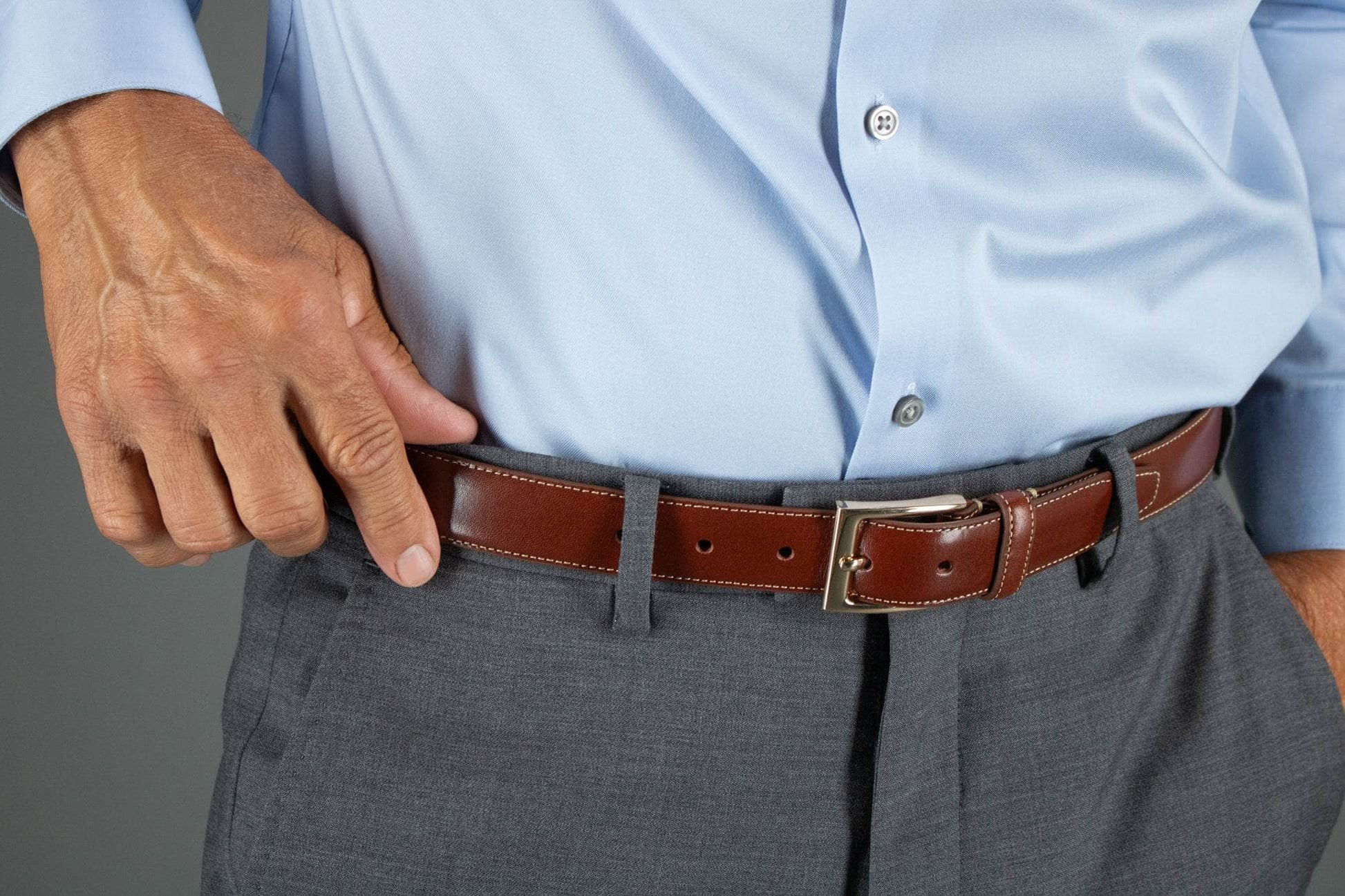 Classic 30mm Cortina Leather Belt - The Golf Guys Online