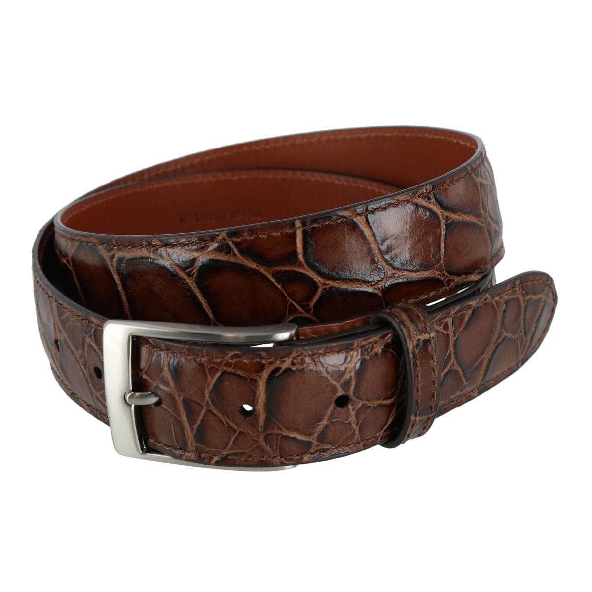 Toby Mock Turtle Embossed Italian Leather 35mm Belt - The Golf Guys Online