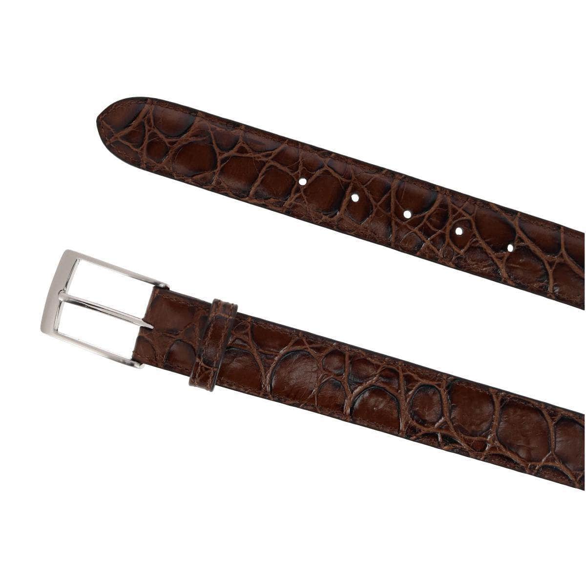 Toby Mock Turtle Embossed Italian Leather 35mm Belt - The Golf Guys Online
