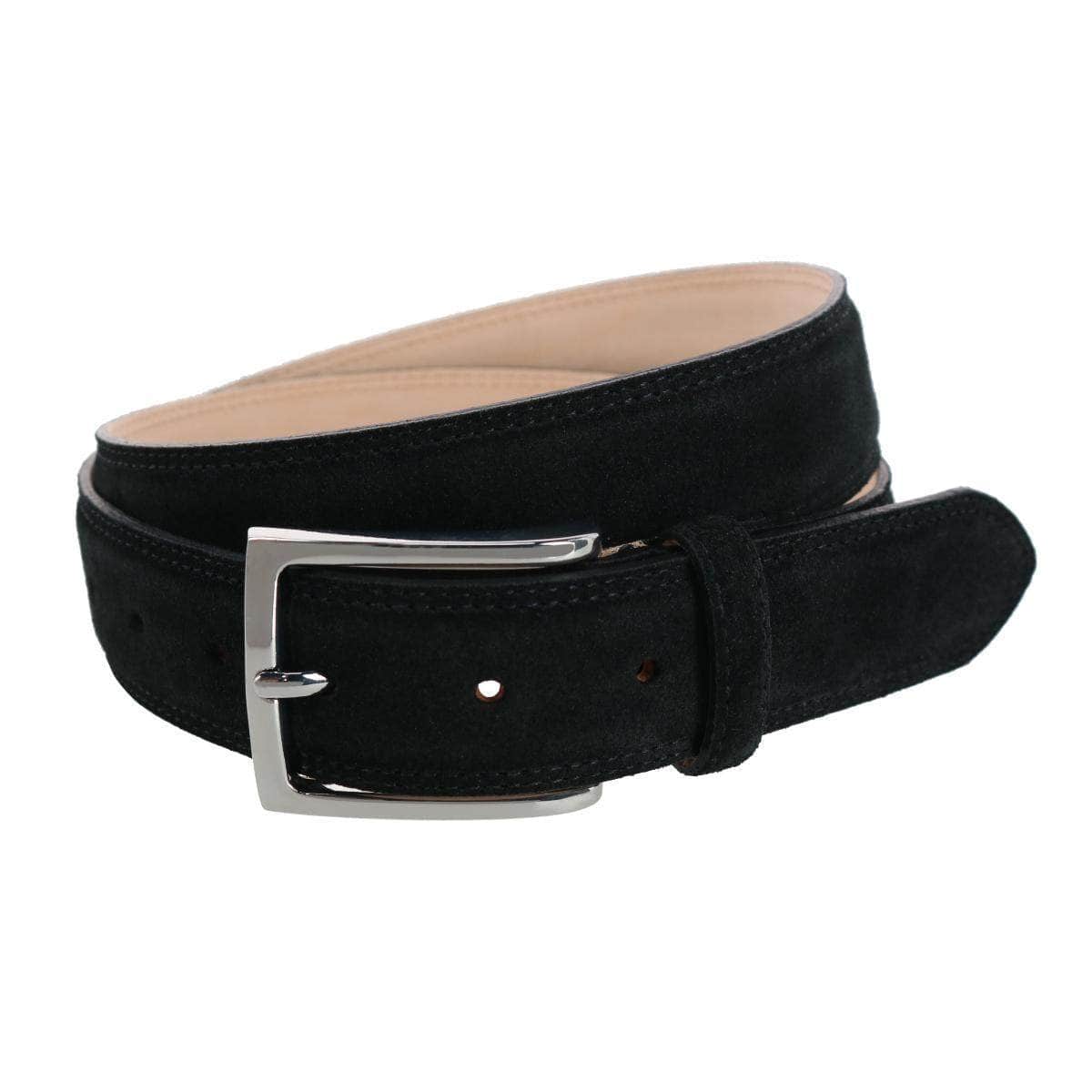 Armando Italian Suede 35mm Feathered Edge Belt - The Golf Guys Online