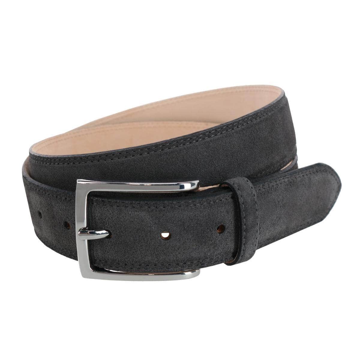 Armando Italian Suede 35mm Feathered Edge Belt - The Golf Guys Online