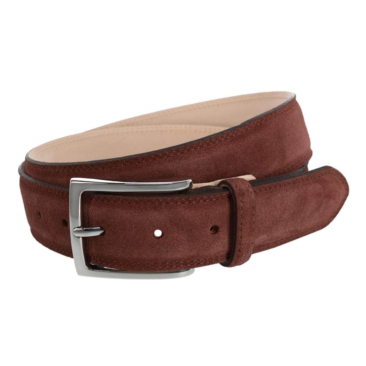 Armando Italian Suede 35mm Feathered Edge Belt - The Golf Guys Online