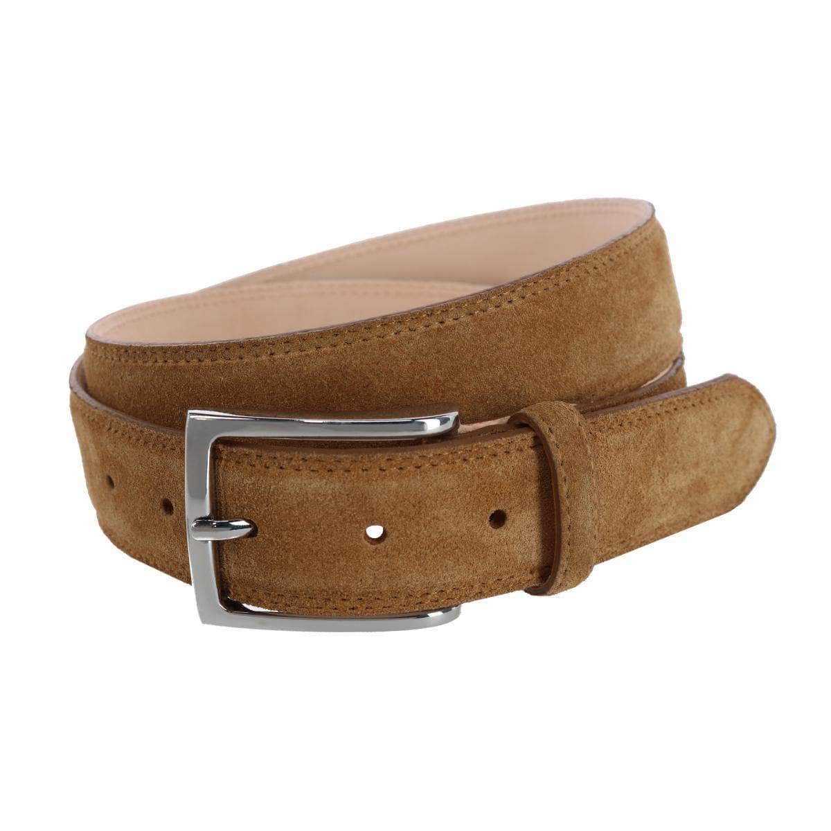 Armando Italian Suede 35mm Feathered Edge Belt - The Golf Guys Online