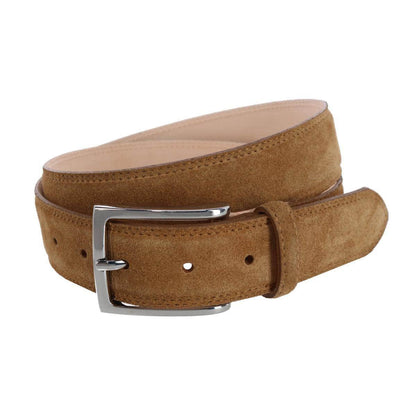 Armando Italian Suede 35mm Feathered Edge Belt - The Golf Guys Online