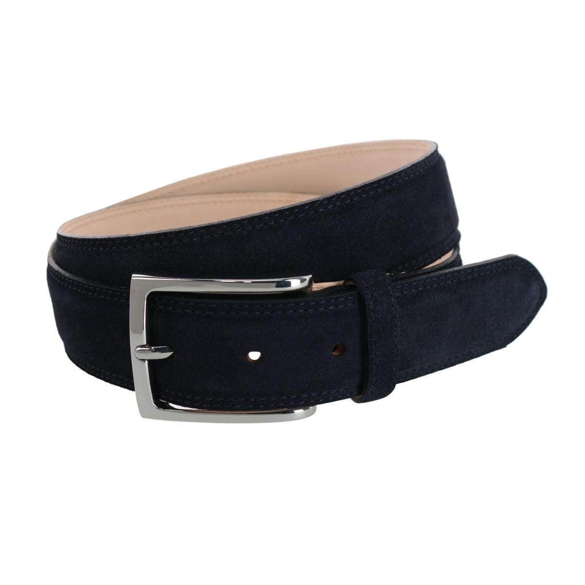 Armando Italian Suede 35mm Feathered Edge Belt - The Golf Guys Online