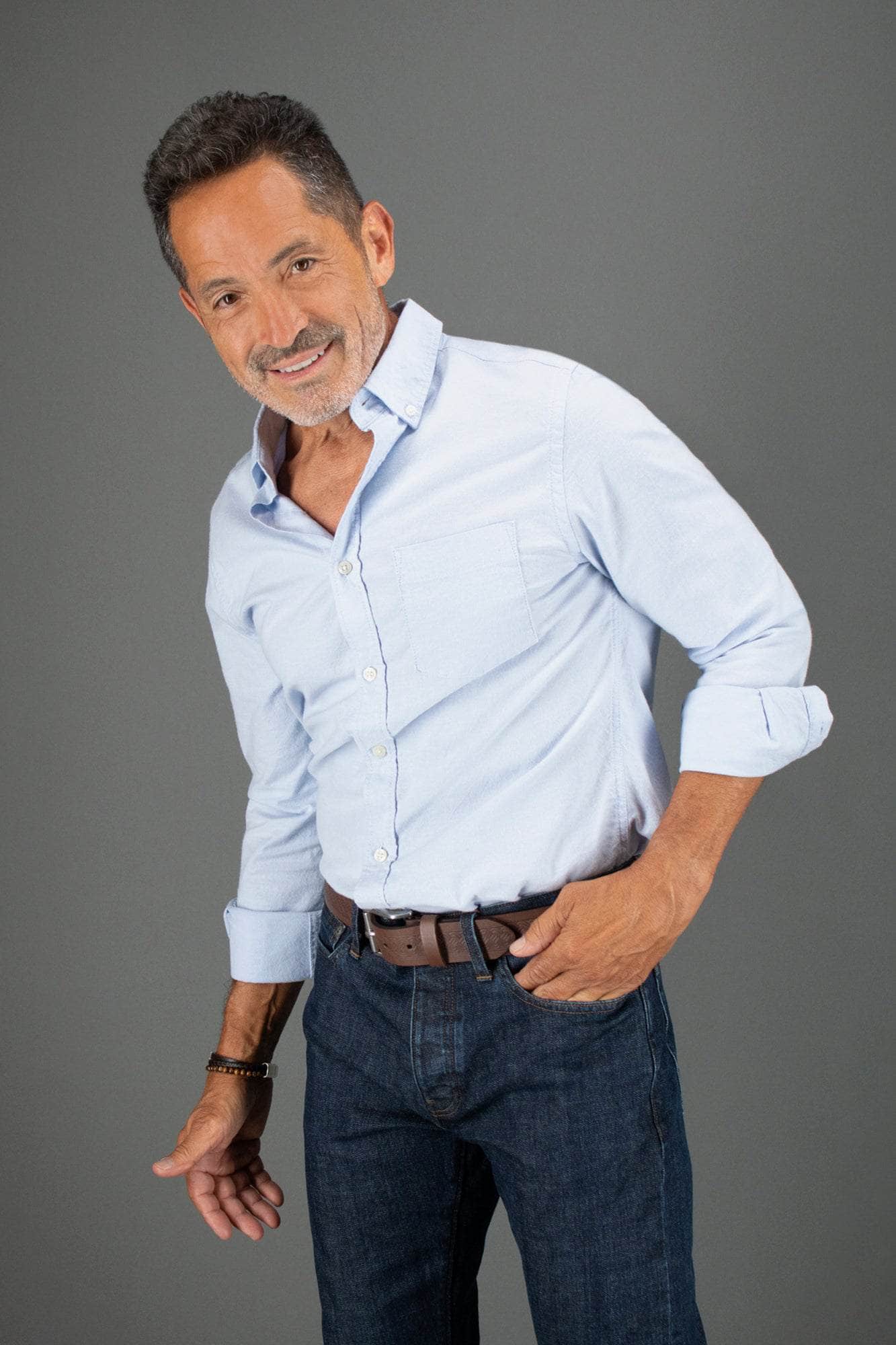 Grady 40mm Celtic Scroll Embossed Leather Jean Belt - The Golf Guys Online