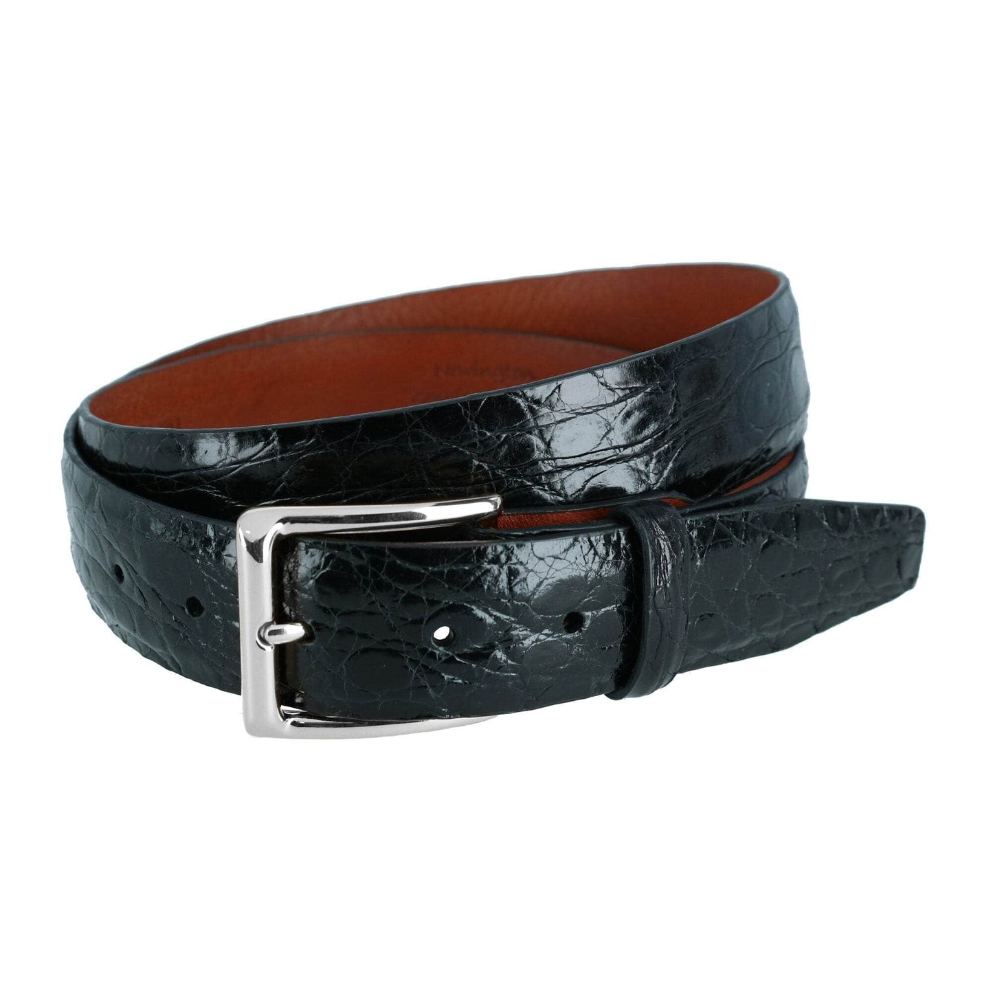 Newington 35mm Genuine Crocodile Belt (Two Buckle Set) - The Golf Guys Online