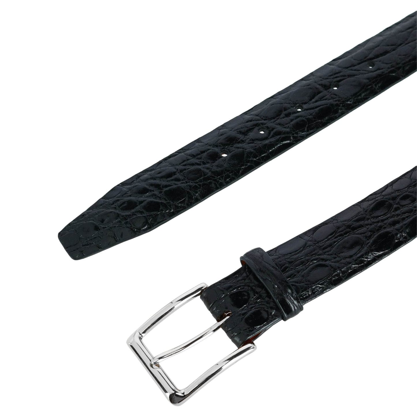 Newington 35mm Genuine Crocodile Belt (Two Buckle Set) - The Golf Guys Online