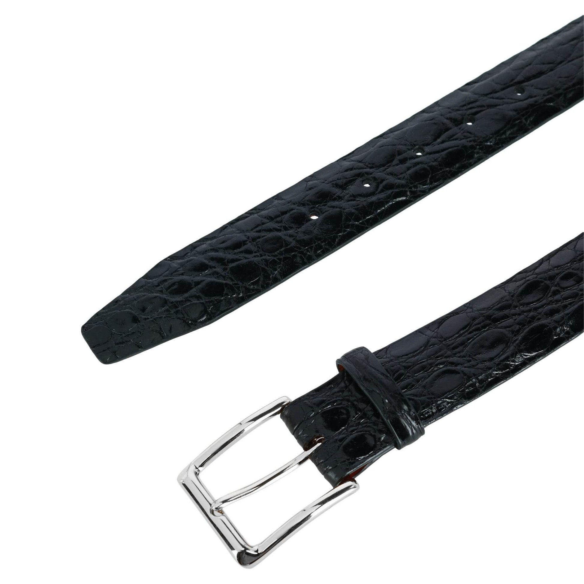 Newington 35mm Genuine Crocodile Belt (Two Buckle Set) - The Golf Guys Online