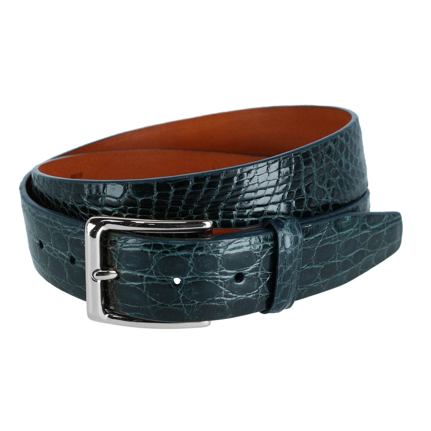 Newington 35mm Genuine Crocodile Belt (Two Buckle Set) - The Golf Guys Online