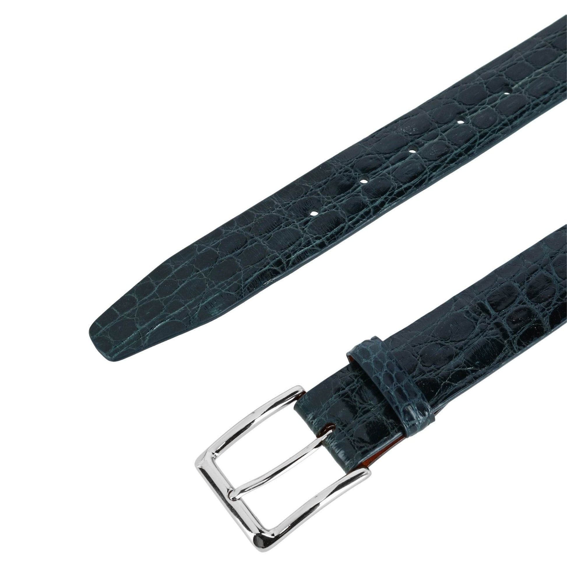 Newington 35mm Genuine Crocodile Belt (Two Buckle Set) - The Golf Guys Online