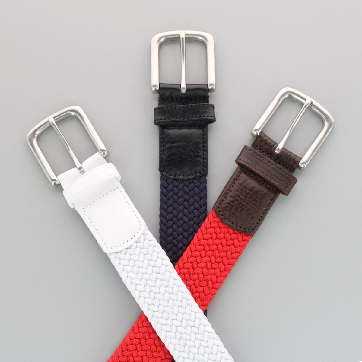 Riverside Solid Stretch Weave Belt - The Golf Guys Online