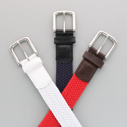Riverside Solid Stretch Weave Belt - The Golf Guys Online