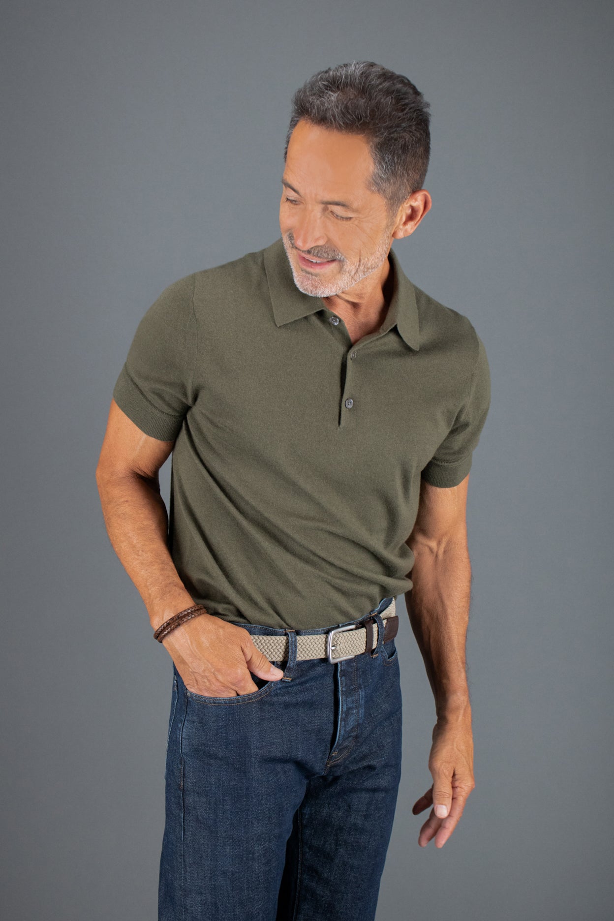 Riverside Solid Stretch Weave Belt - The Golf Guys Online