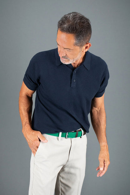 Riverside Solid Stretch Weave Belt - The Golf Guys Online
