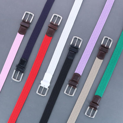 Riverside Solid Stretch Weave Belt - The Golf Guys Online