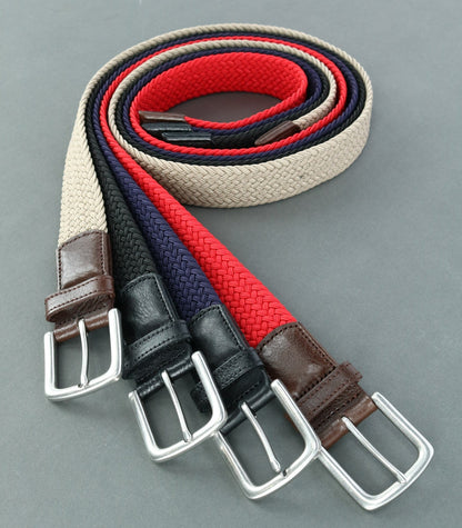 Riverside Solid Stretch Weave Belt - The Golf Guys Online