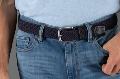 Riverside Solid Stretch Weave Belt - The Golf Guys Online