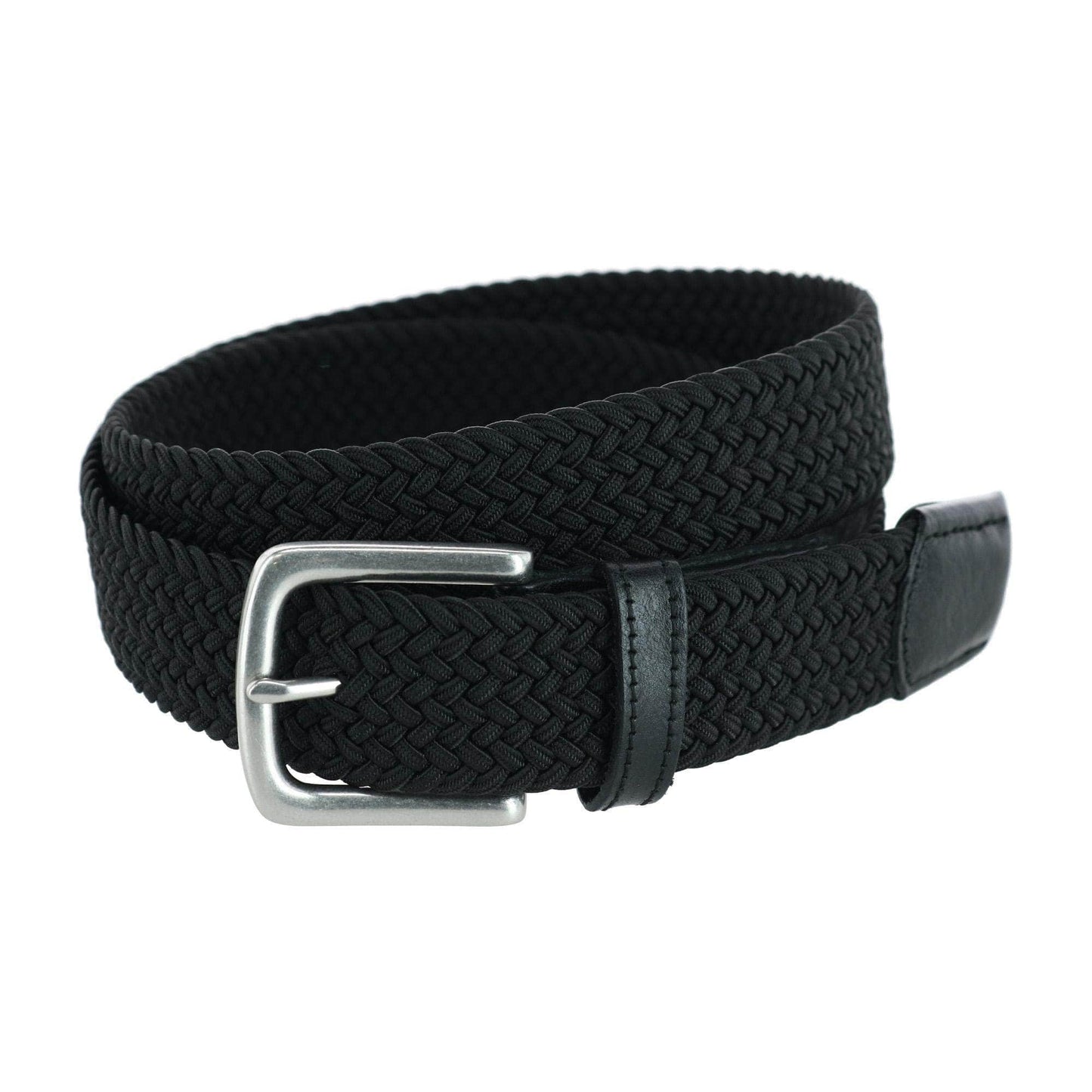 Riverside Big and Tall Solid Stretch Weave Belt - The Golf Guys Online