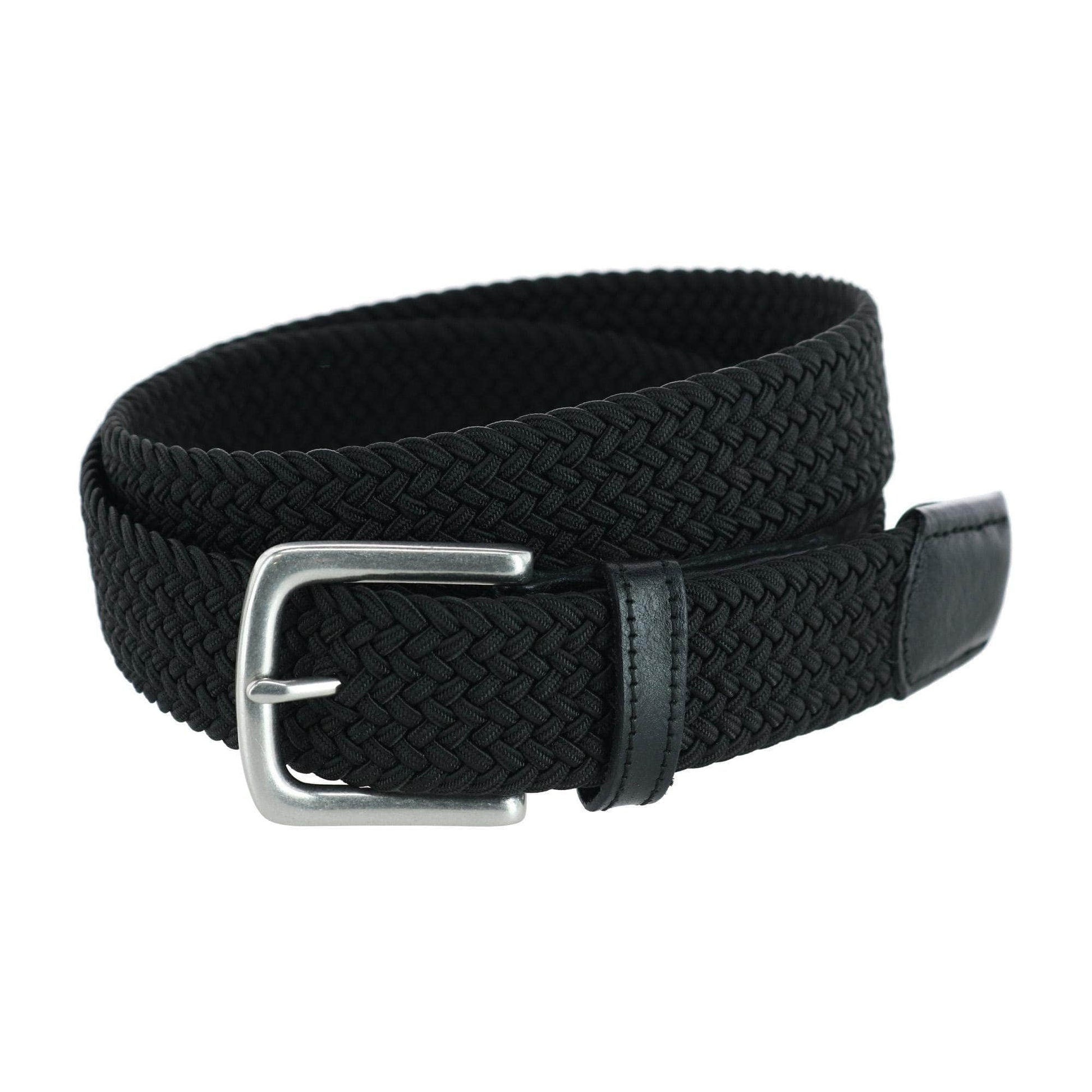 Riverside Big and Tall Solid Stretch Weave Belt - The Golf Guys Online