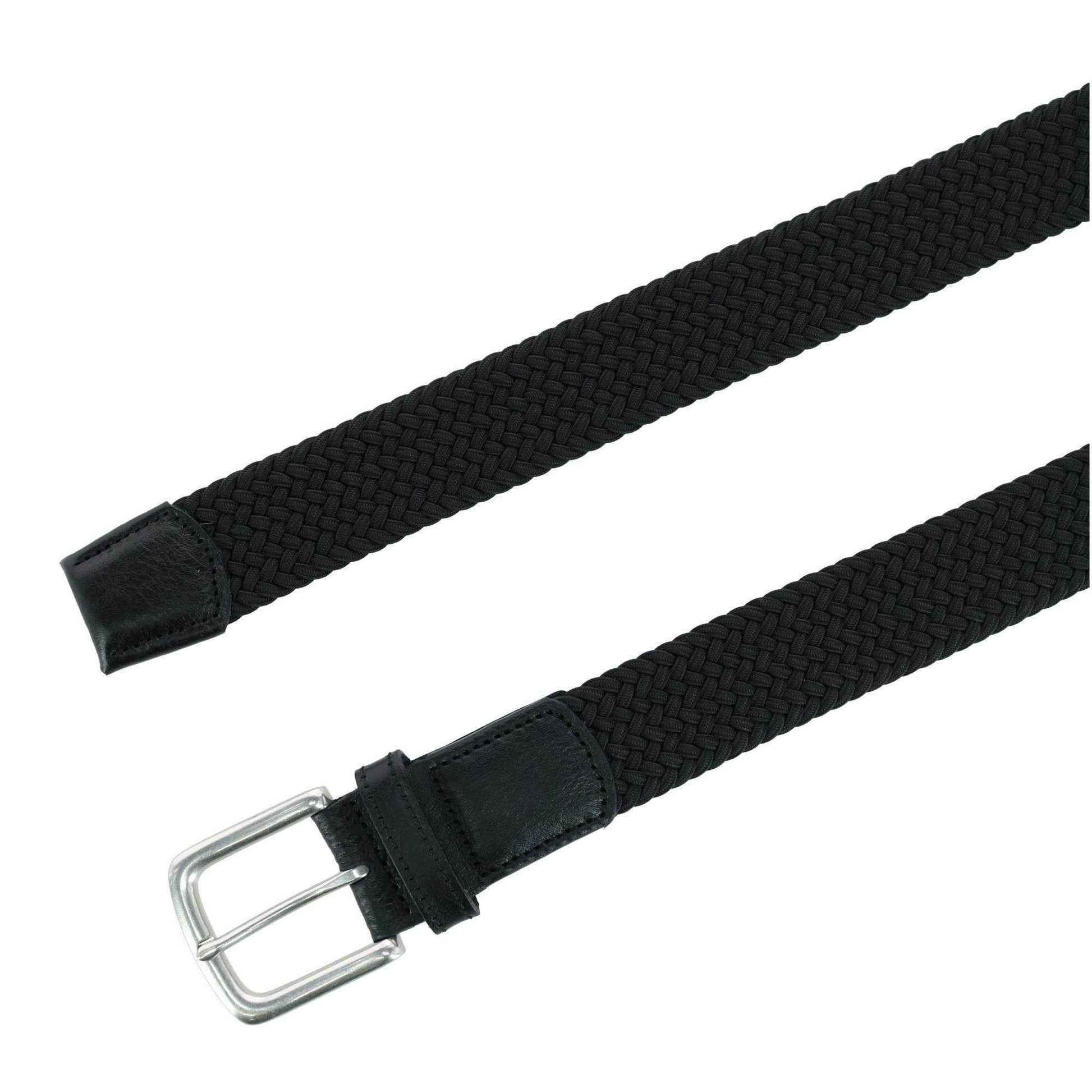 Riverside Big and Tall Solid Stretch Weave Belt - The Golf Guys Online