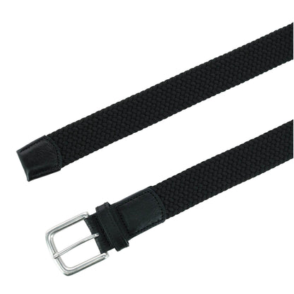 Riverside Big and Tall Solid Stretch Weave Belt - The Golf Guys Online