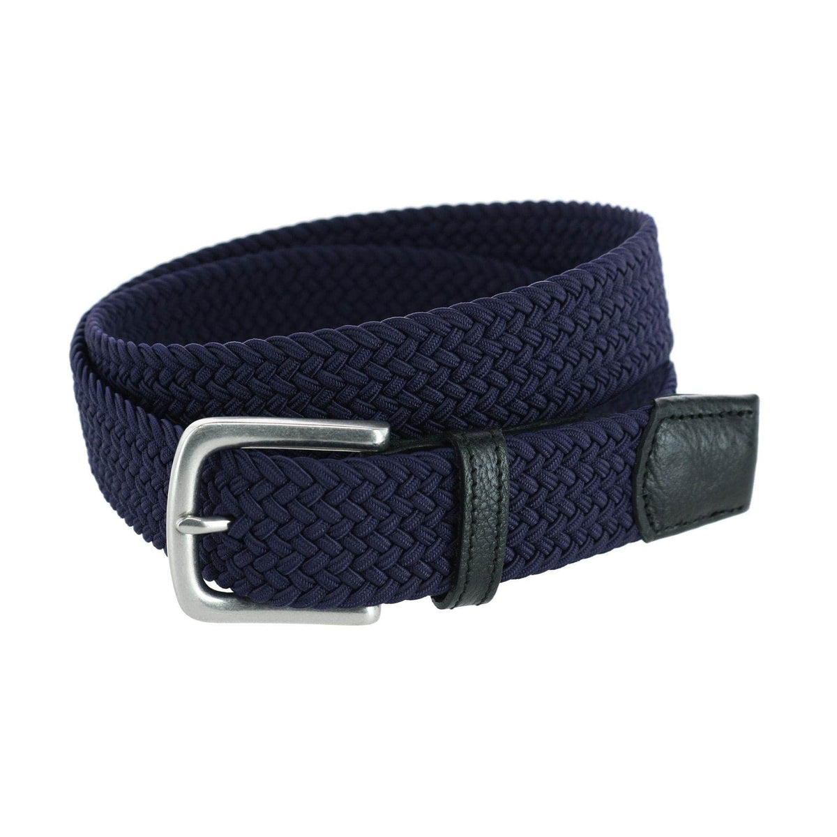 Riverside Big and Tall Solid Stretch Weave Belt - The Golf Guys Online