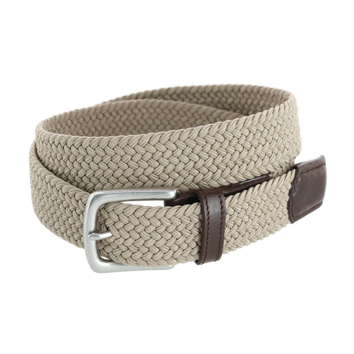 Riverside Big and Tall Solid Stretch Weave Belt - The Golf Guys Online