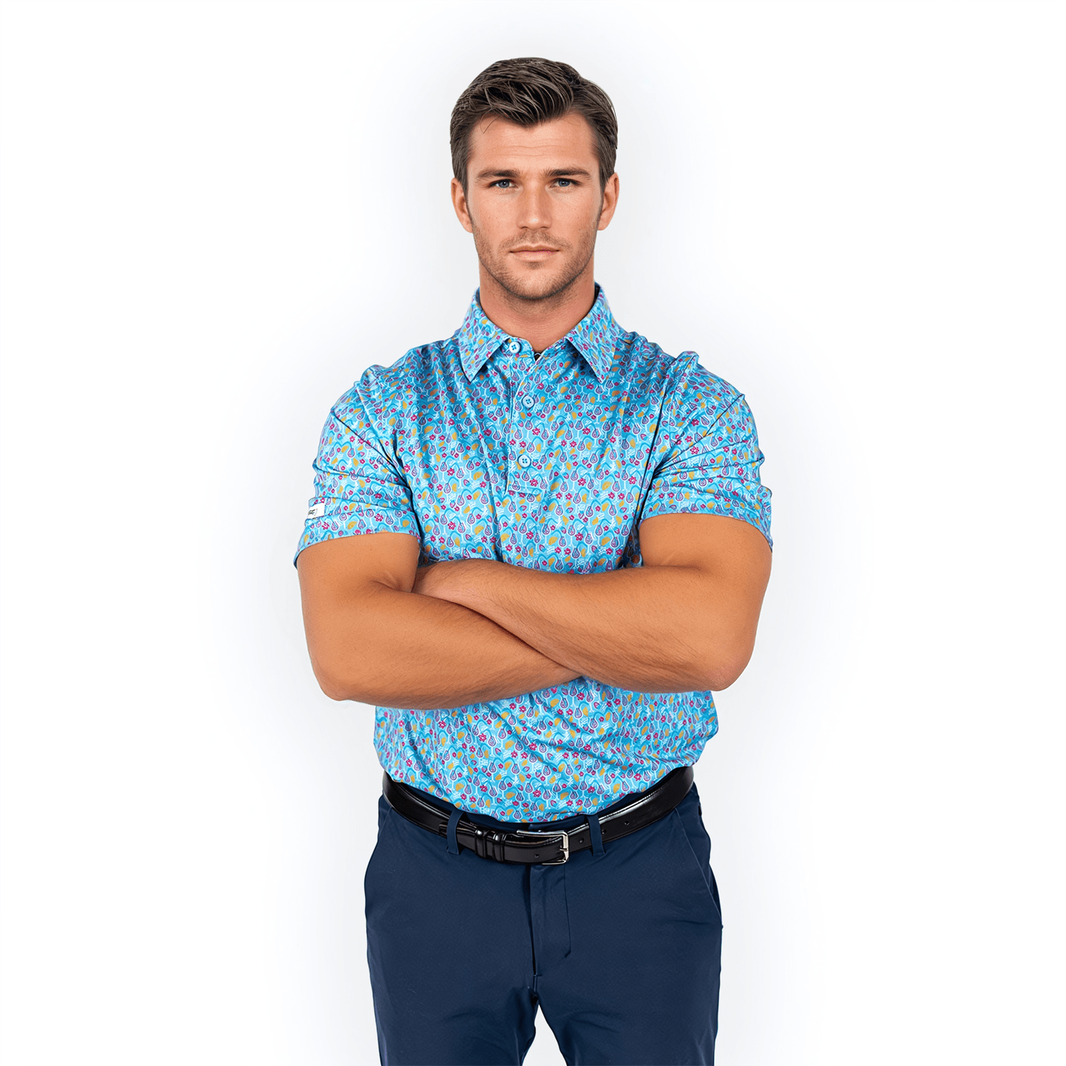 Time to Par/Tee Men's Polo - The Golf Guys Online