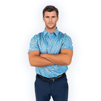 Time to Par/Tee Men's Polo - The Golf Guys Online