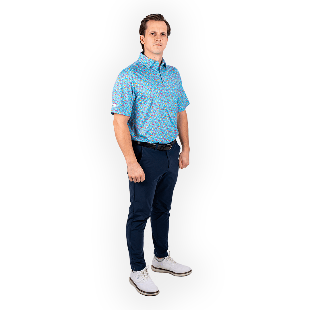 Time to Par/Tee Men's Polo - The Golf Guys Online