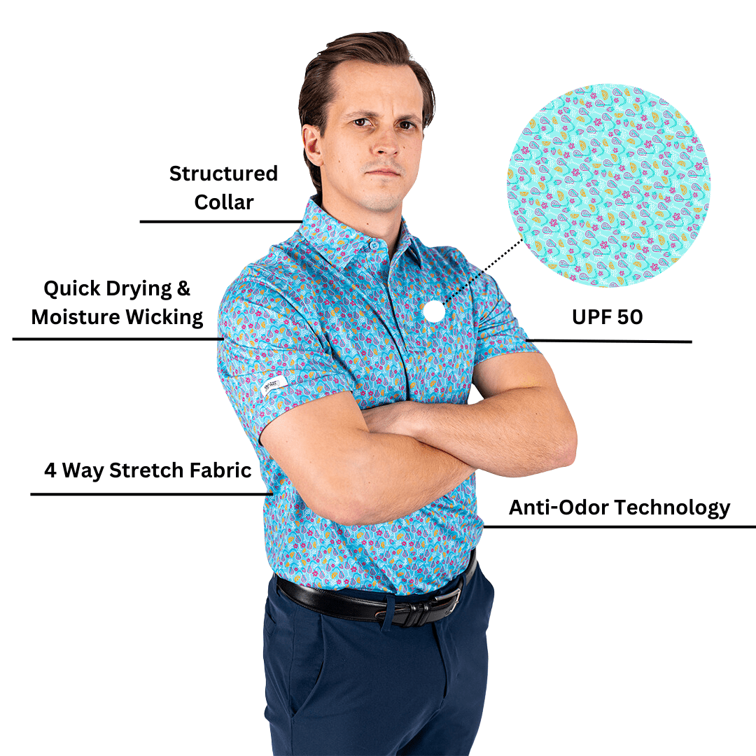 Time to Par/Tee Men's Polo - The Golf Guys Online