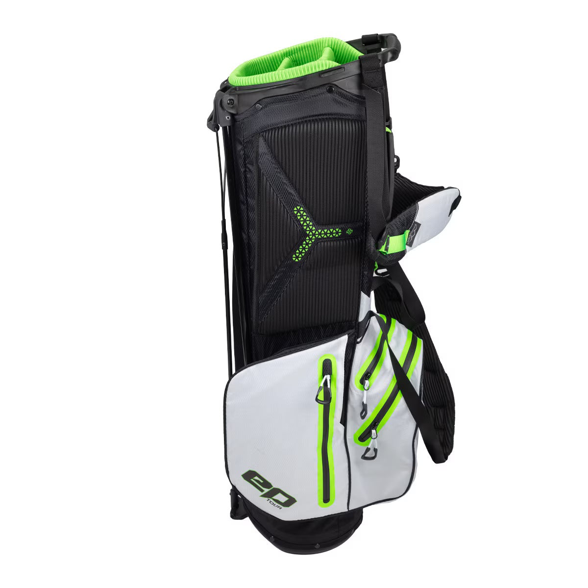 U.S. Kids Golf epTOUR Stand Bag Height 32 Inch White/Black/Green - The Golf Guys Online