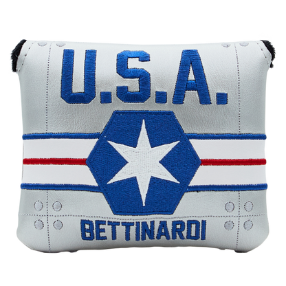Bettinardi - 2021 Veterans Day Silver Mid-Square Mallet Headcover - The Golf Guys Online