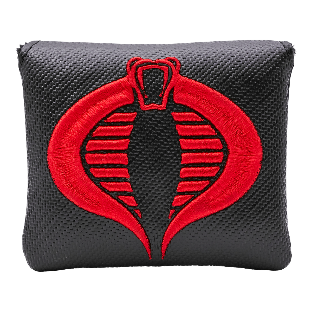 Bettinardi x G.I. Joe Cobra Insignia mallet putter headcover — front
