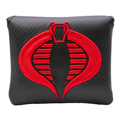 Bettinardi x G.I. Joe Cobra Insignia mallet putter headcover — front