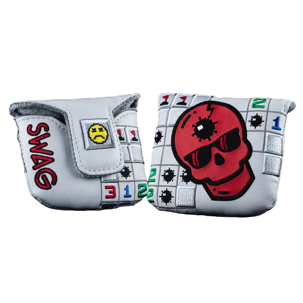 SWAG Golf Sunday Skull Mallet 014 putter headcover